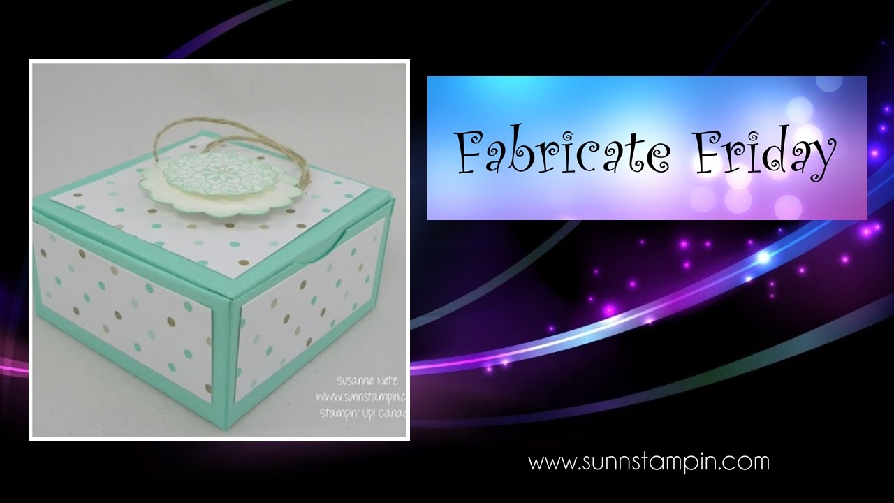 Tiny Box featuring Stampin' Up! Products
