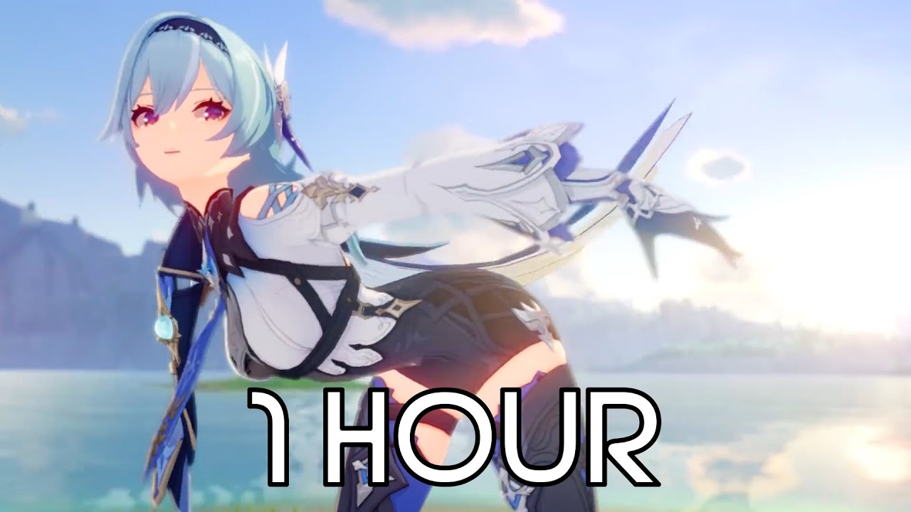 Eula Theme Music 1 HOUR - Flickering Candlelight (tnbee mix) | Genshin Impact