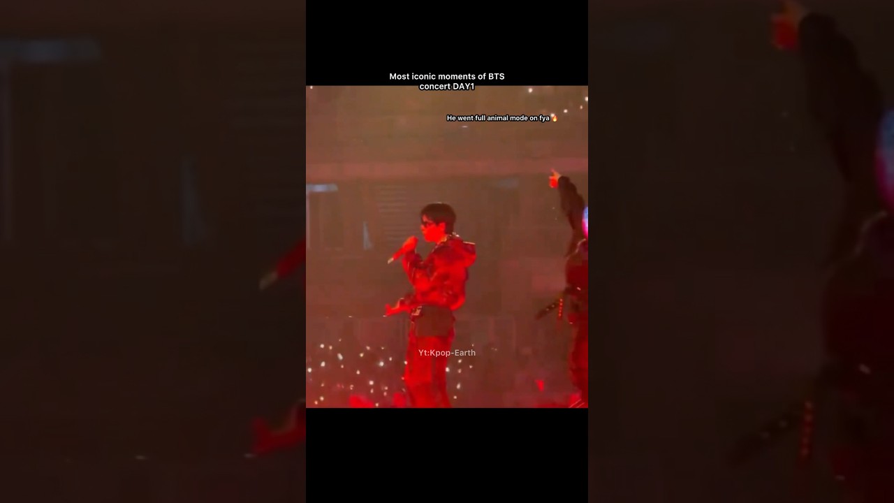 Most iconic moments of BTS concert DAY1✨&hellip;#kpop #shorts #youtube