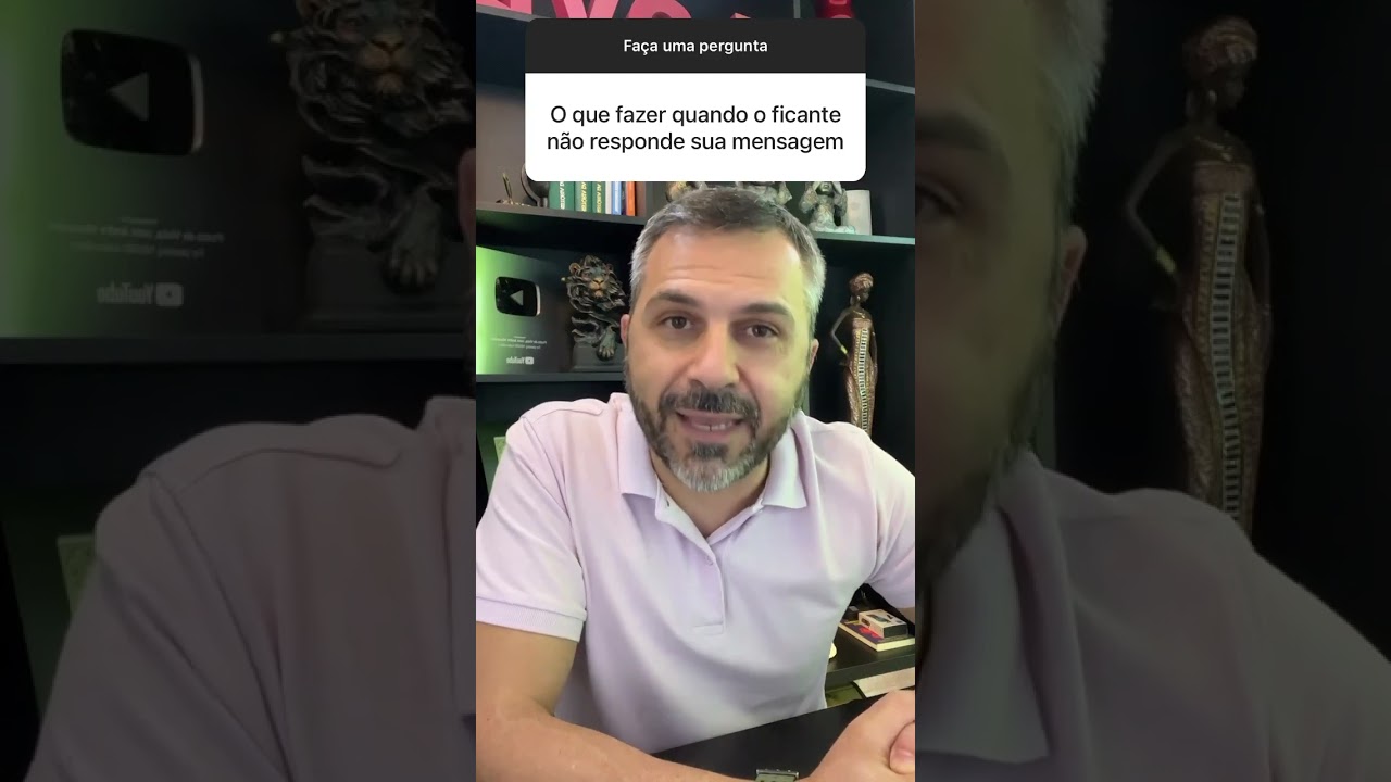 O que fazer quando o ficante n&atilde;o responde sua mensagem? #shorts
