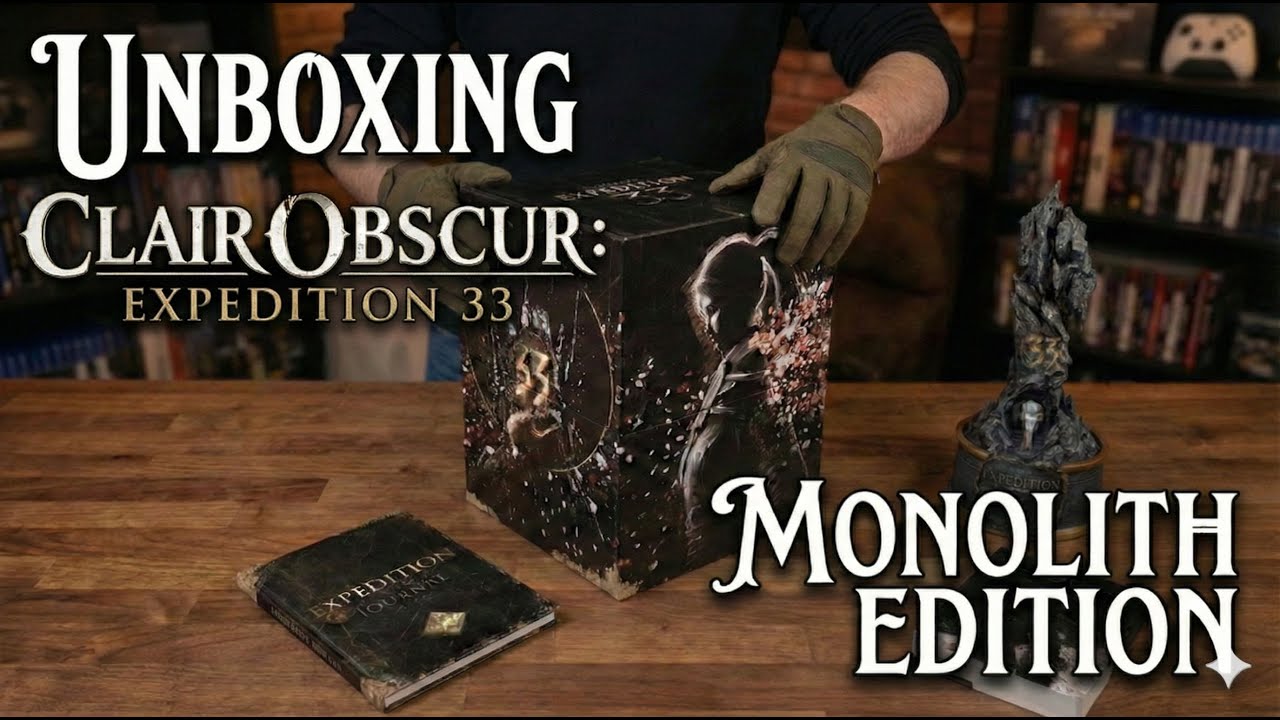 Самая красивая RPG 2025 года? | Распаковка Expedition 33 Monolith Edition