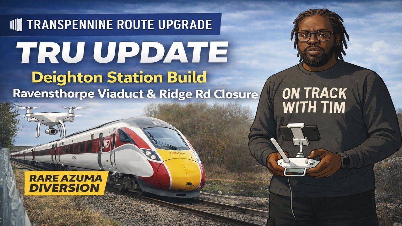 TRU Update: Deighton Station Build, Ravensthorpe Viaduct Progress & Ridge Road Bridge Closure