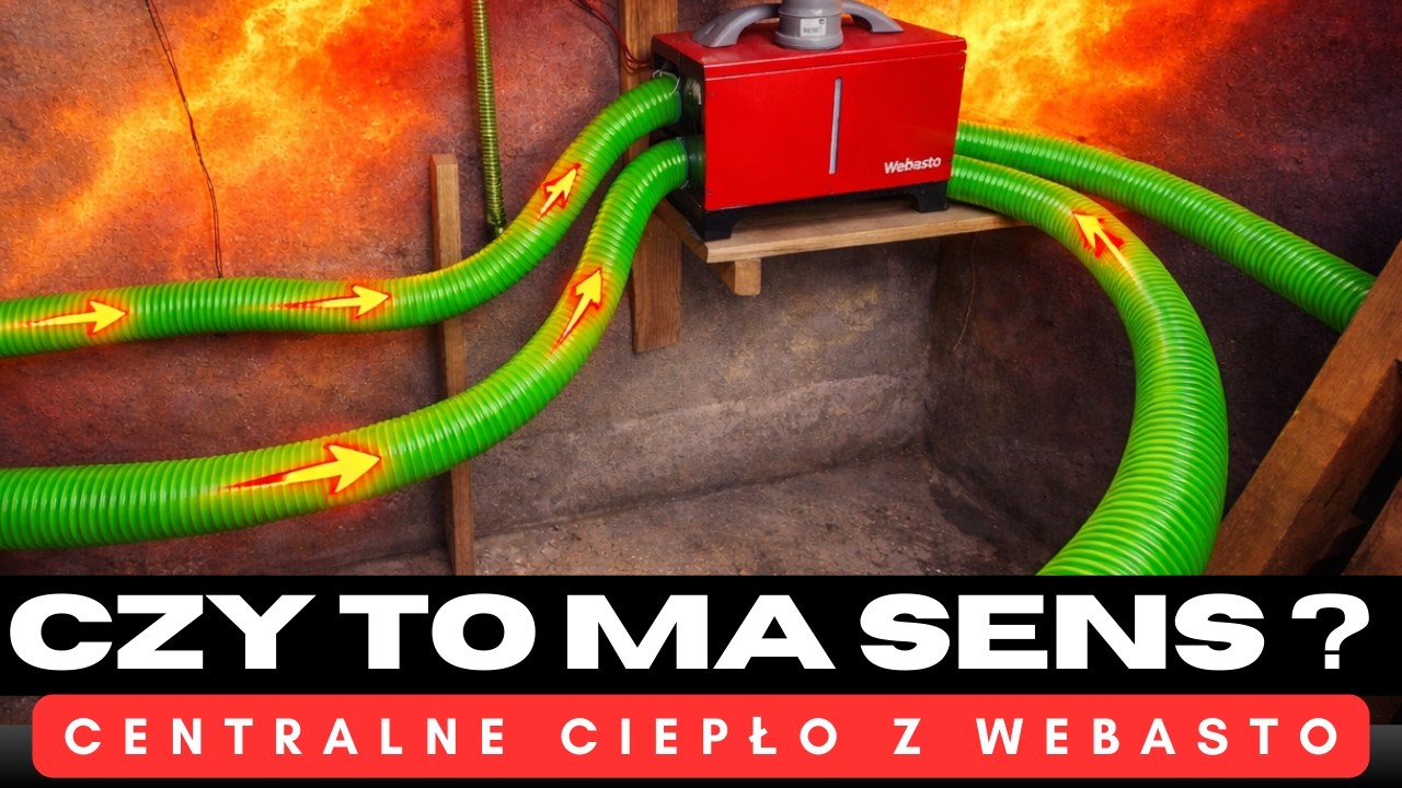 Chińskie Webasto - centralne rozprowadzenie ciepła | Test i montaż.