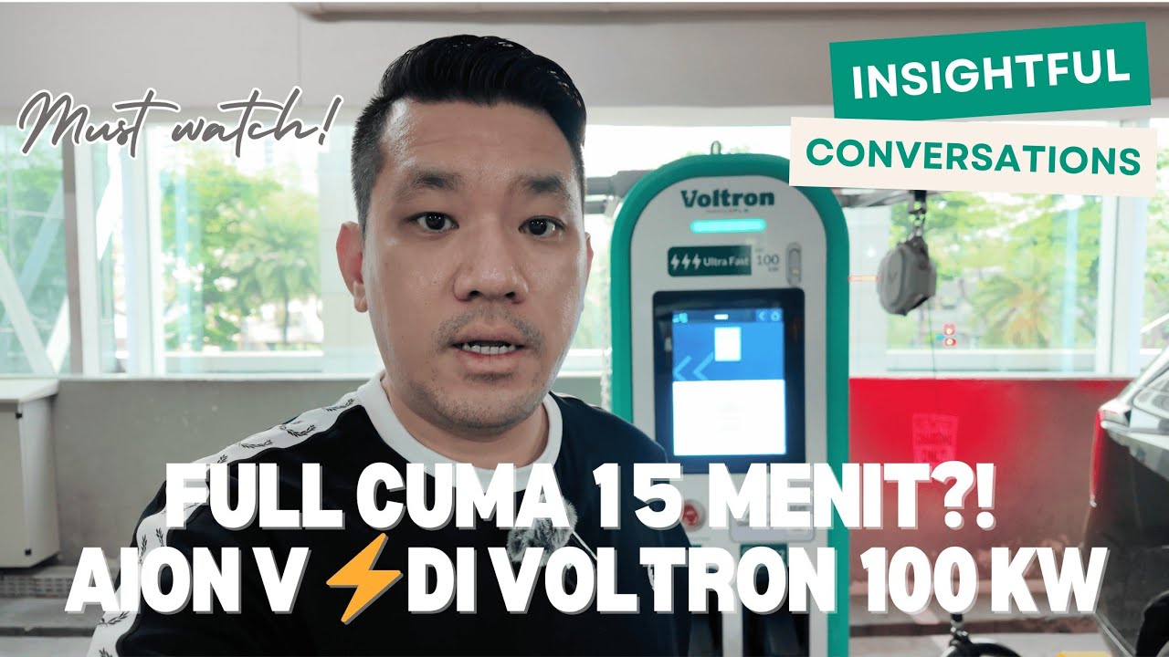 Fast Charging AION V Cuma 15 Menit! ⚡️ Tes Voltron 100 kW dari 8% ke 100% • Tutorial Charge Mobil EV