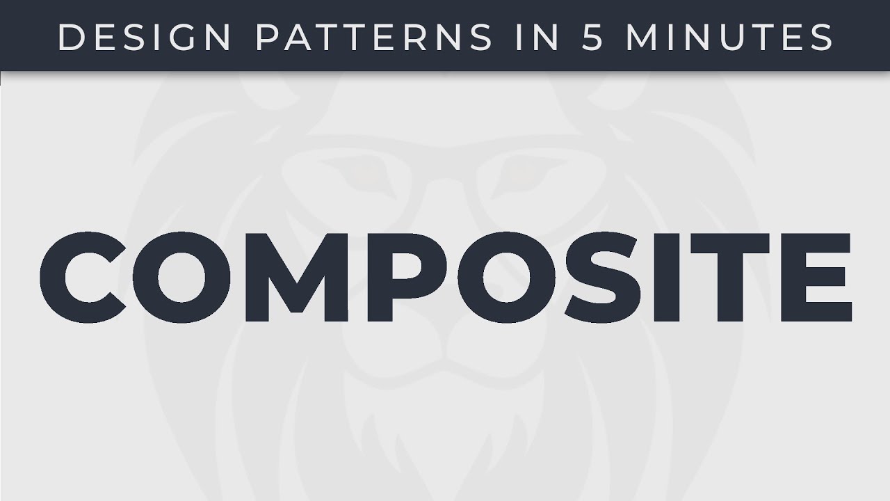 Composite - Design Patterns in 5 minutes