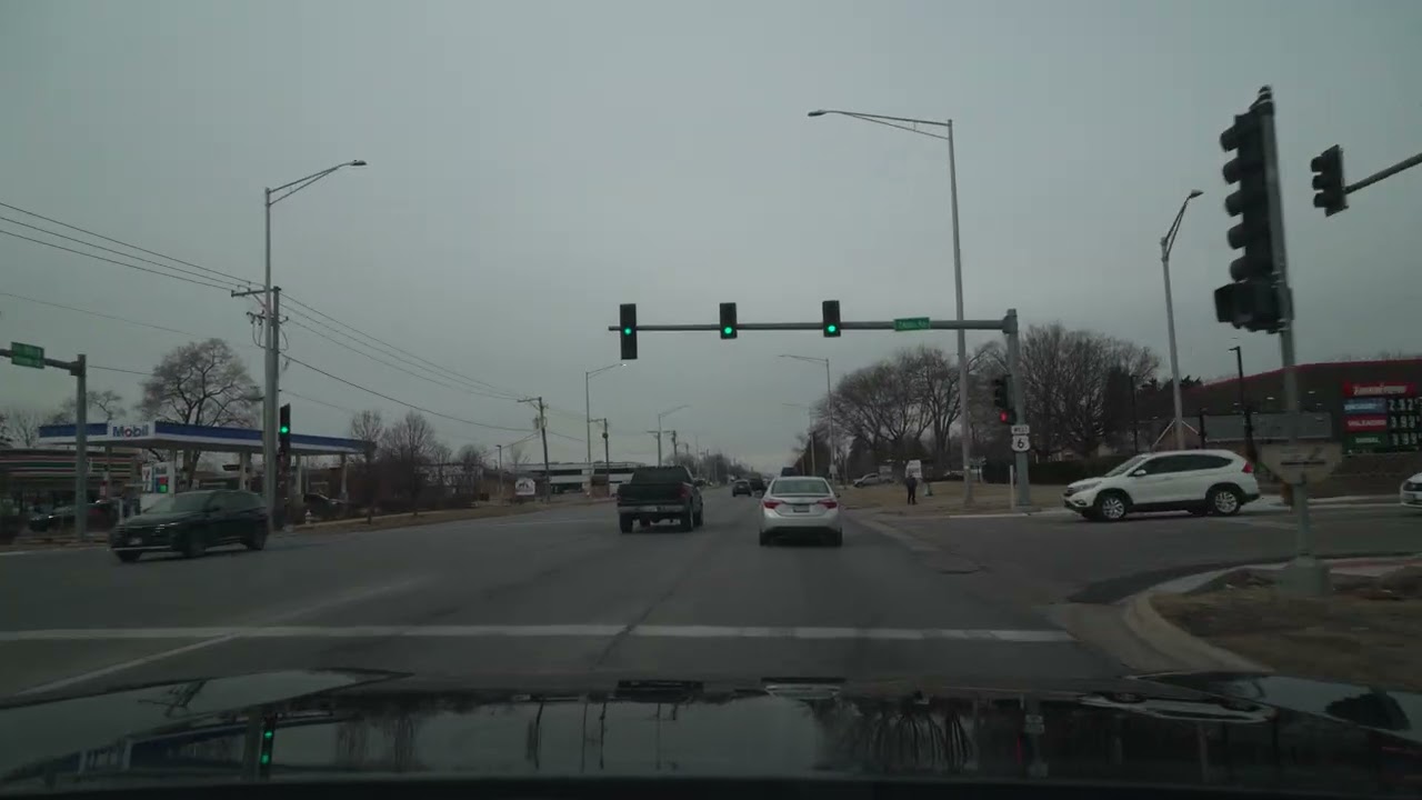 Oak Forest to Mokena 4K Illinois POV ASMR Drive (No Talk, No Music)