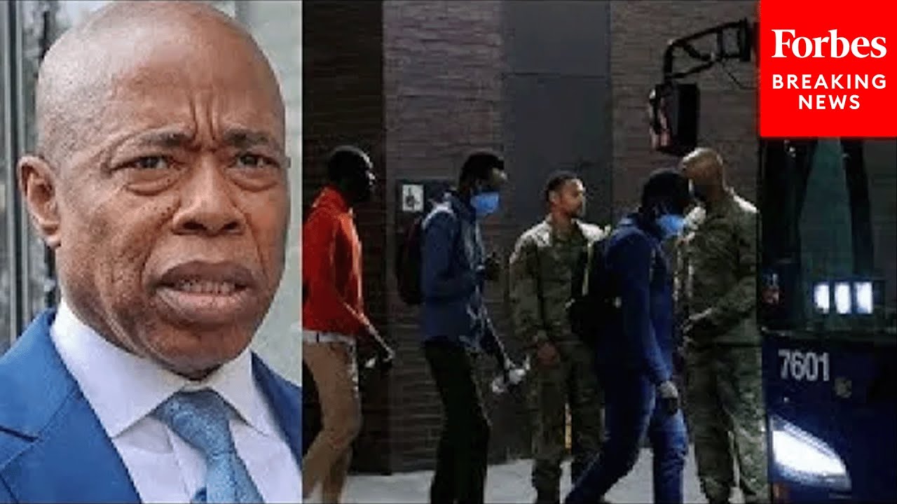 JUST IN: Reporters Grill Eric Adams Following Executive Order To Block Migrant Buses From NYC