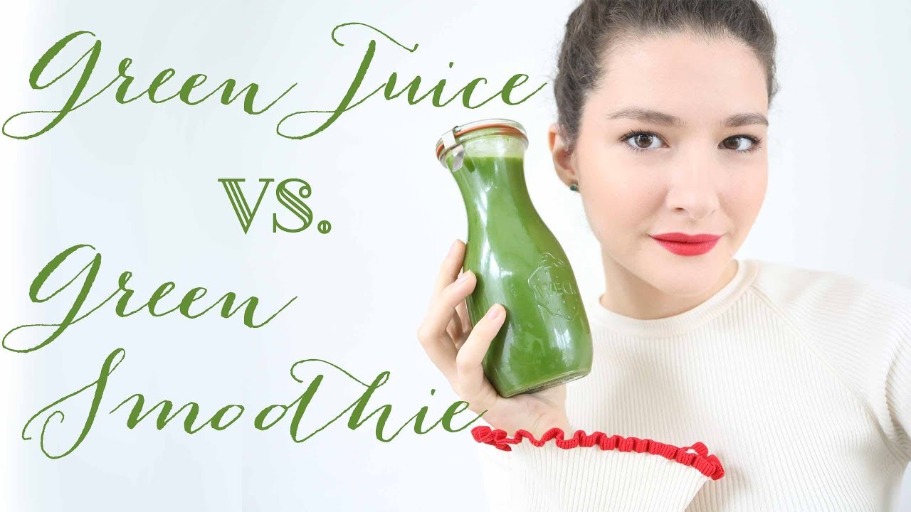 Green Juice vs. Green Smoothie // Hangisi daha iyi? (Eng Subs) 🍃🌿🌱