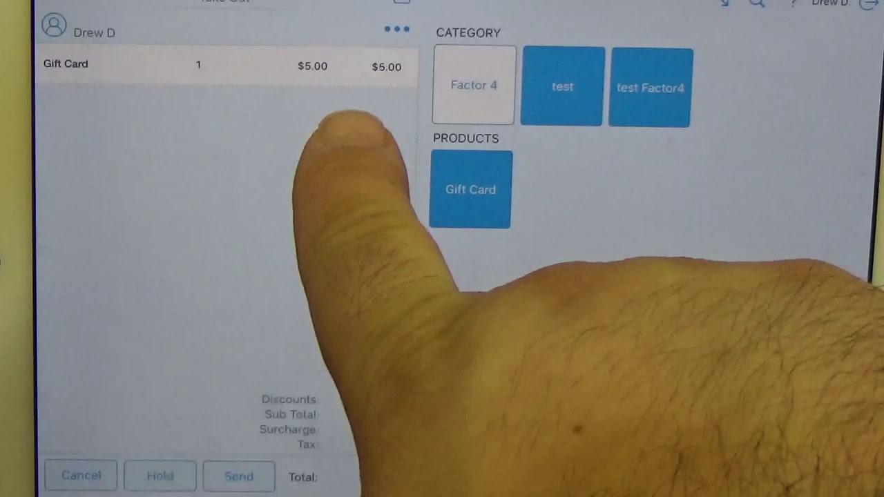 How to Issue a Gift Card Using Revel POS