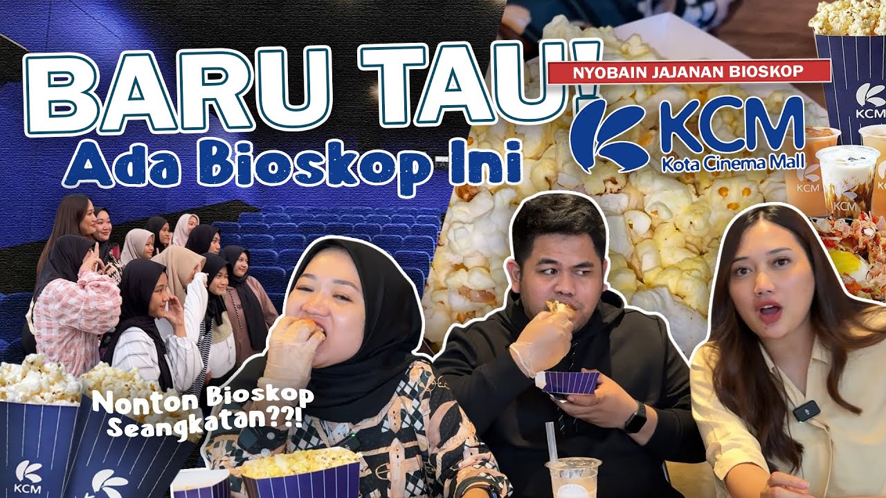 NYOBAIN MAKANAN DI BIOSKOP KCM‼️ RASANYA GAK KALAH SAMA XX1 TAPI MURAH BANGET😱