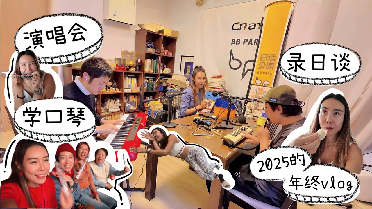 【演唱会 录日谈 学口琴｜2025的年终vlog】