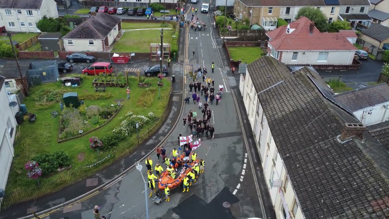 Burry Port summer festival procession 5/7/2025