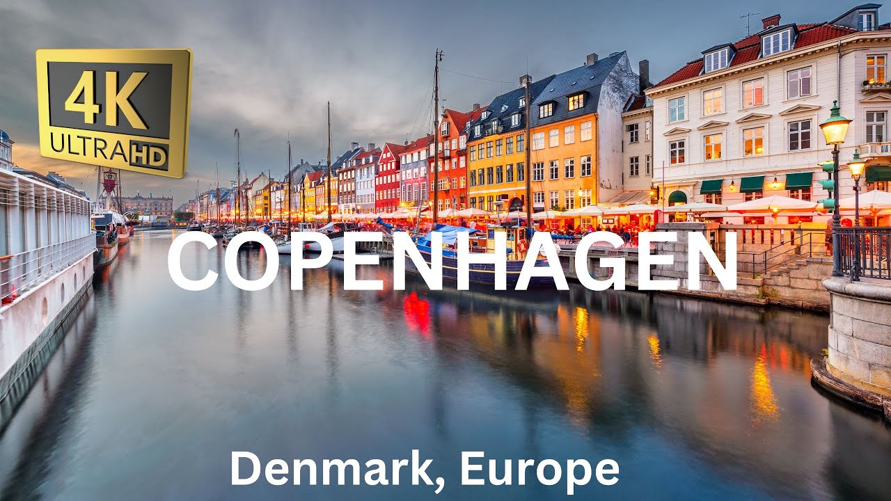 Copenhagen, Denmark | Beautiful 4K Drone Footage | Europe