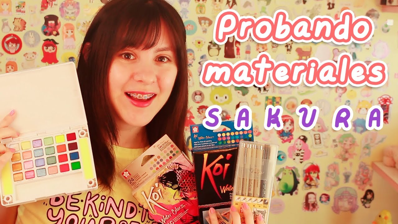 Pintando con acuarelas SAKURA! 🌸 REVIEW | #BALLENASDF 🐋