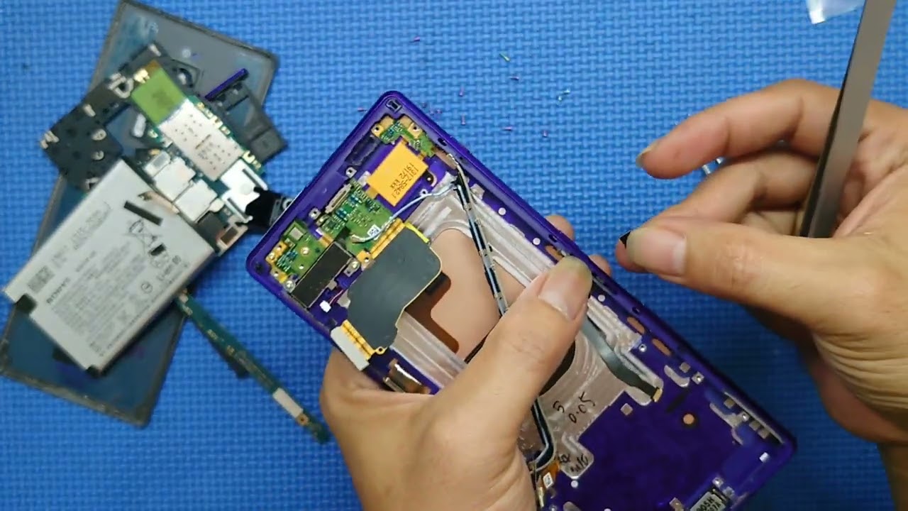 Sony Xperia 1 finger print problem, or can't ( fingerprint tidak bisa ) SOV40 SO-03L