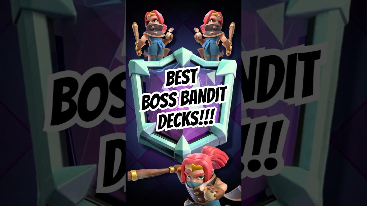 *NEW* BROKEN BOSS BANDIT DECKS 🥷✔️ | Clash Royale