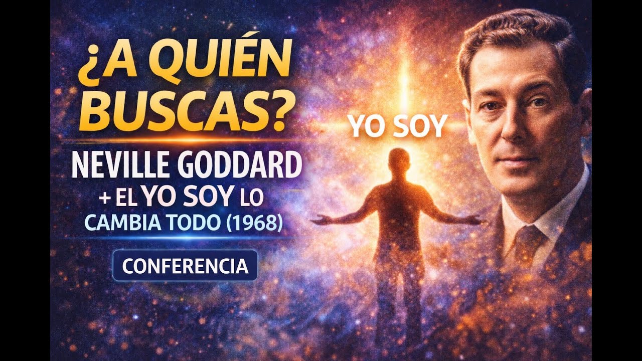 🧠✨ ¿A QUIÉN BUSCAS? | Neville Goddard revela el “YO SOY” que lo cambia TODO Conferencia 1968