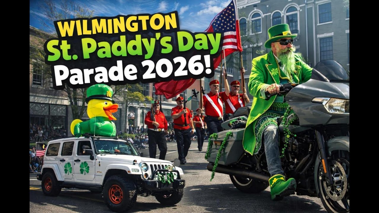 Wilmnigton's St. patrick's Day Parade 2026 |Leperchauns, Ducks & Parade Chaos!