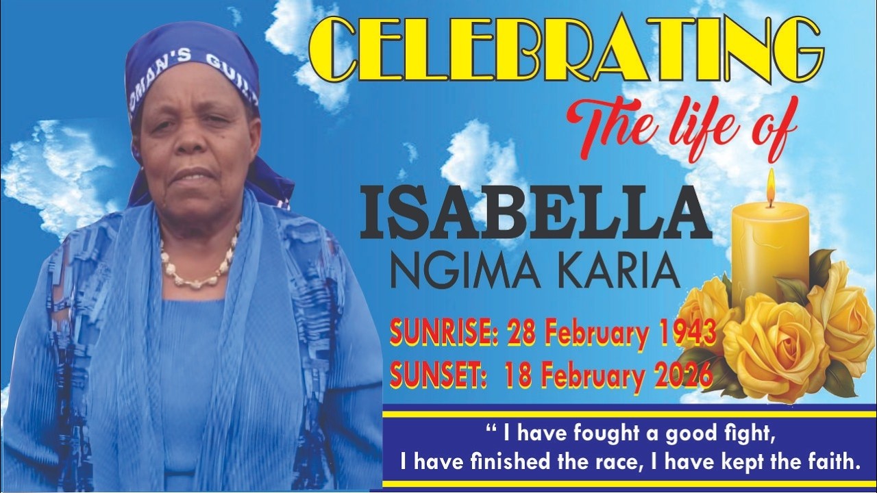 LIFE CELEBRATION OF ISABELLA NGIMA KIRIA