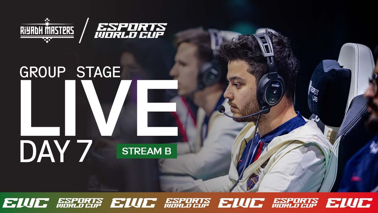 Dota 2 Riyadh Masters x EWC - Day 7 - Group Stage | Stream B