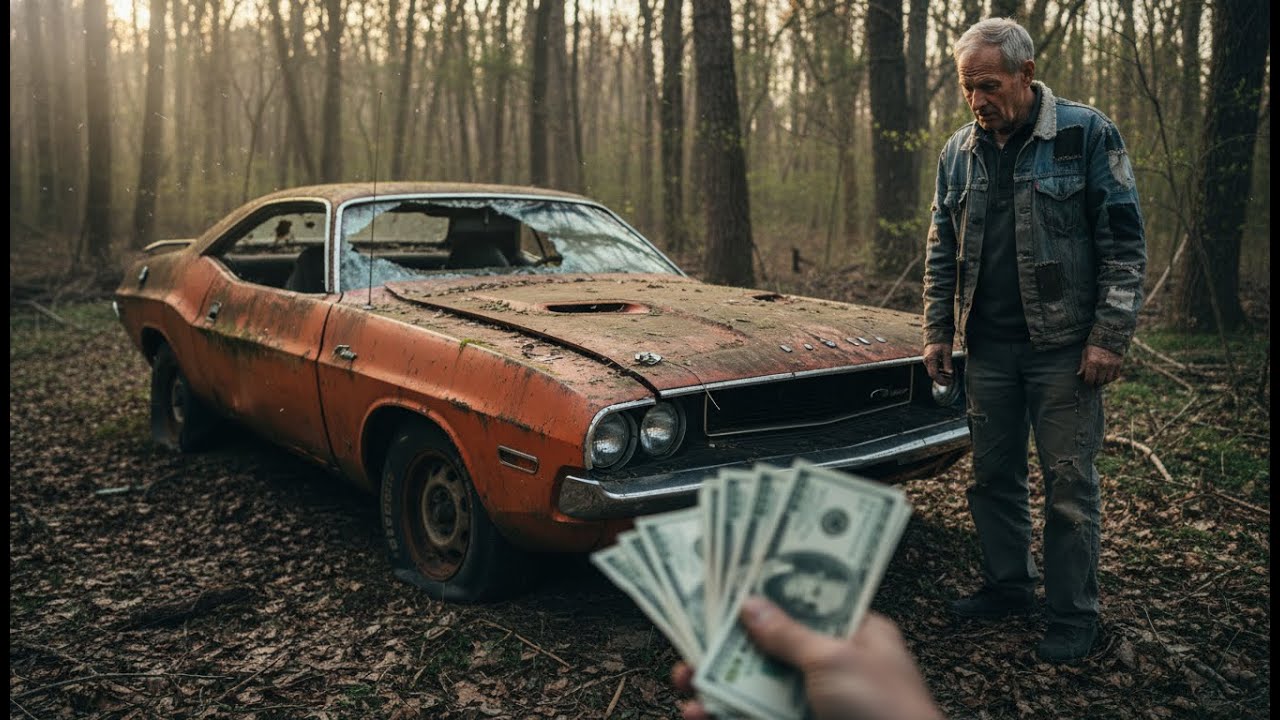 ASMR Car Restoration  Rebuild of Dodge Challenger TA 1970 from Abandoned Condition to Looking New