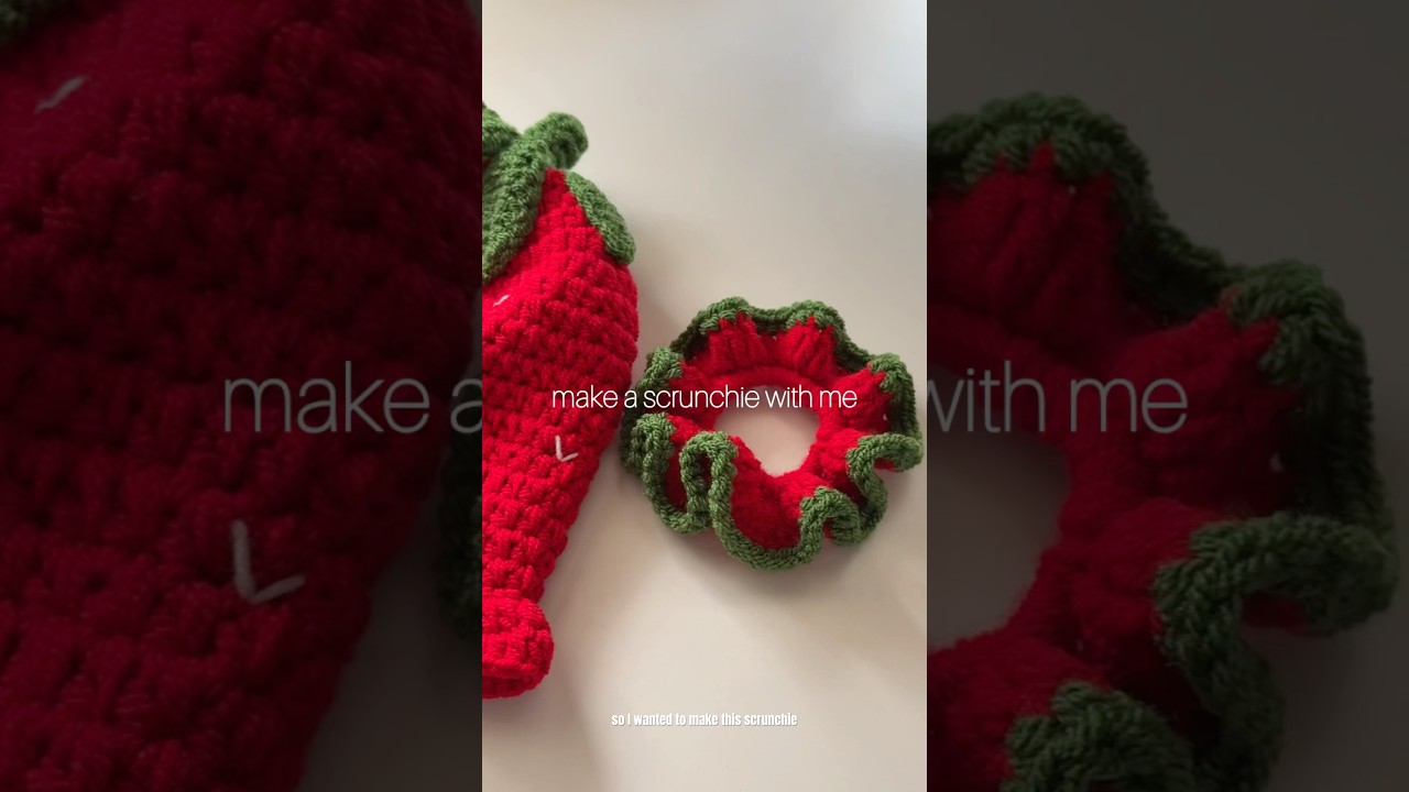 crochet scrunchies have my heart ❤️ #crochetscrunchie #crochet