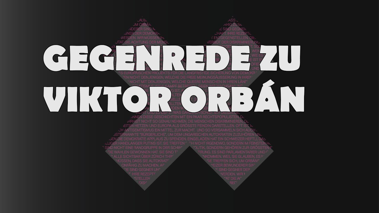 Gegenrede zu Orbán