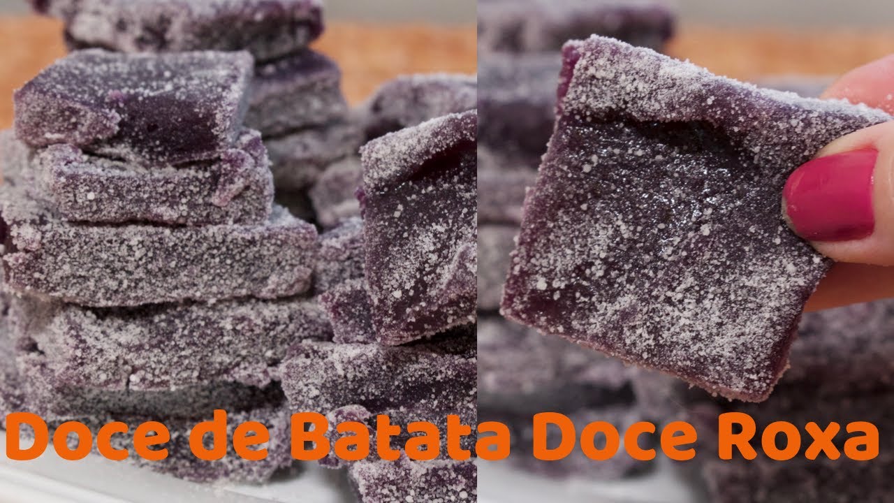 DOCE DE BATATA DOCE ROXA - FÁCIL!