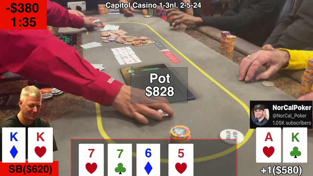 Vlogger v Vlogger at Capitol Casino       poker vlog 192