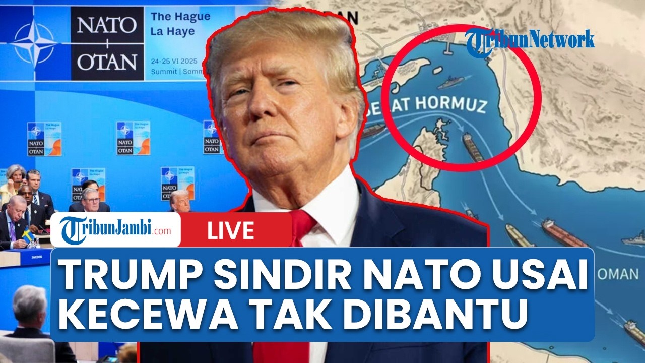 🔴Trump Marah Sindir NATO Usai Tak Dibantu Kirim Kapal Perang ke Selat Hormuz: Bukti Kelemahan Mereka