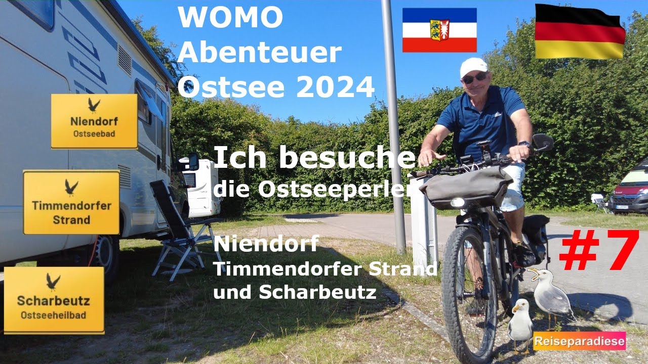 WOMO 🚐Abenteuer Ostsee 🇩🇪2024 #7 Brodtener Steilküste, Timmendorfer Strand, Scharbeutz ⚓️🛳️