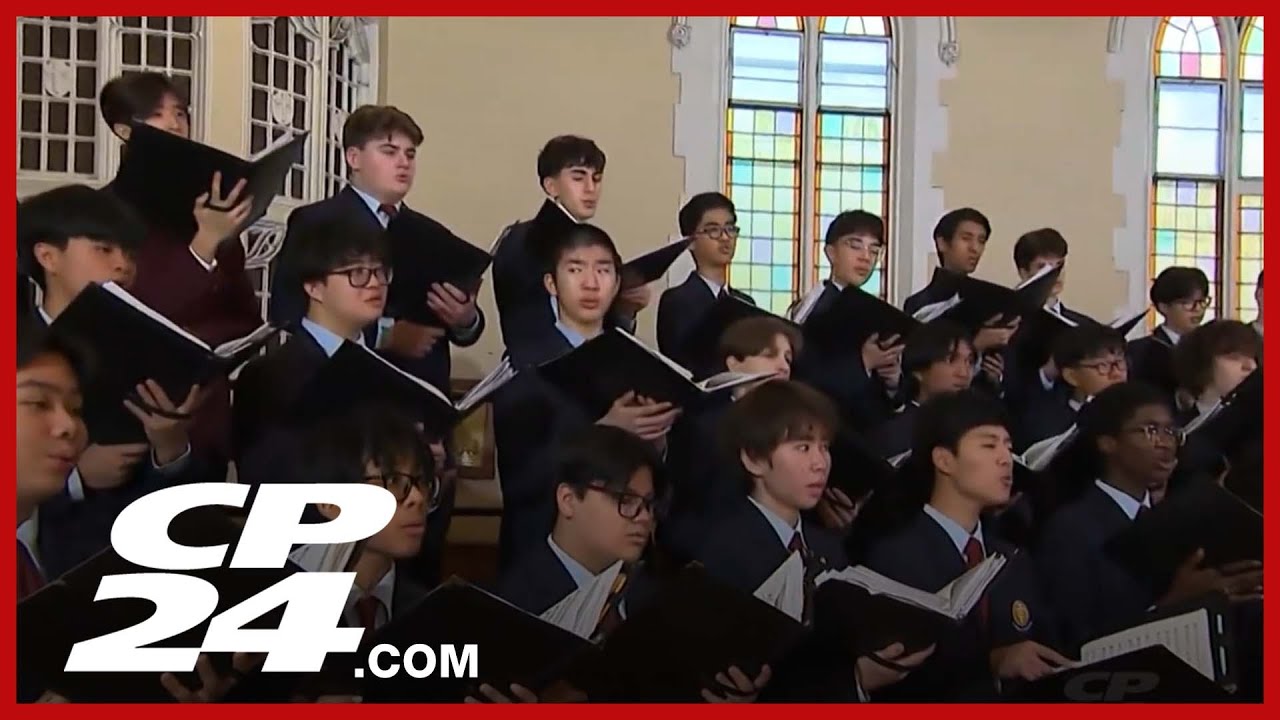 Sneak peak St. Michael's Choir School ahead of their annual Christmas concert