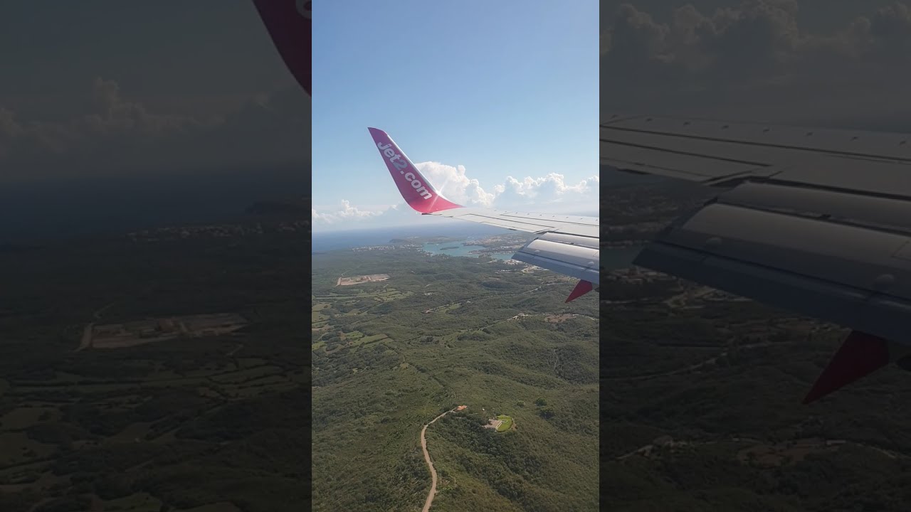 Landing in Menorca 