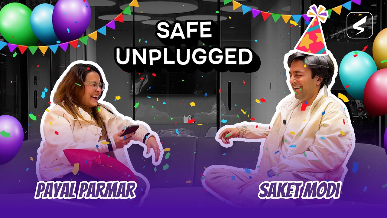 SAFE Unplugged Ep. 15 | CEO Special: Saket Modi on Building Teams, Culture & future of Cybersecurity