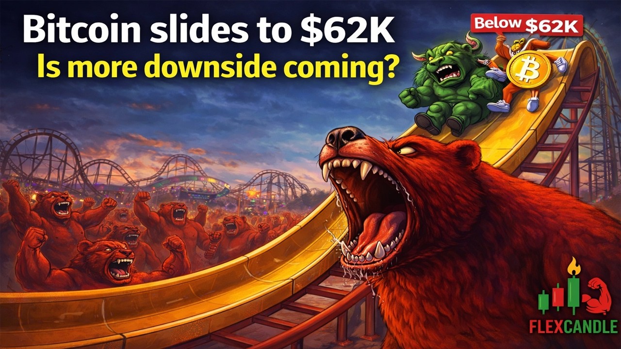 Bitcoin Dump to $62K… Relief Bounce or Next Leg Down? EP. 298 #Bitcoin #Crypto