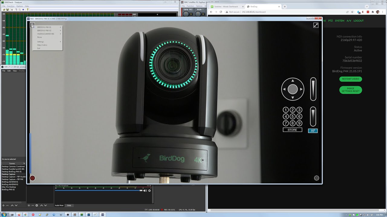 BirdDog P4K PTZ Camera Unboxing, Firmware Update+Initial Setup