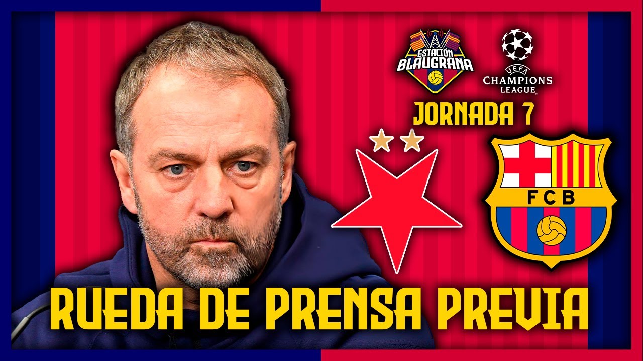 🎙️Rueda de Prensa Previa de Hansi Flick⚽Slavia Praha vs FC Barcelona #barcelona #ucl