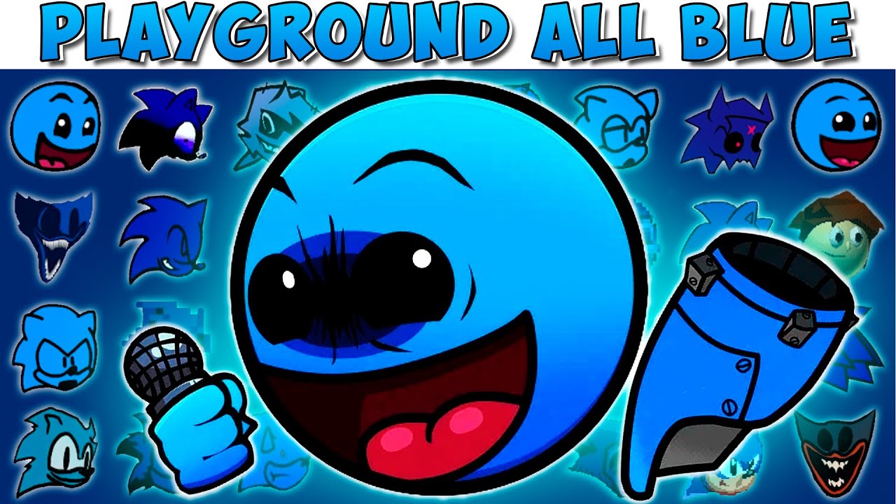 FNF Character Test | Gameplay VS My Playground | ALL Blue Test #16