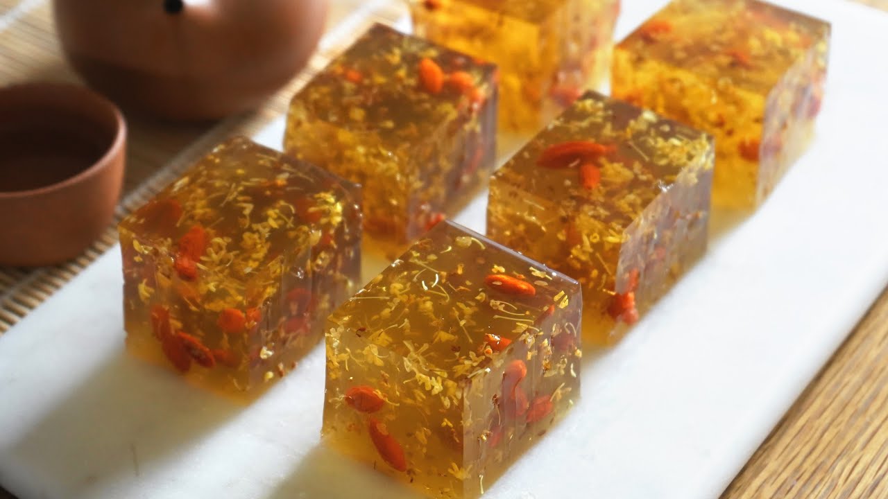 桂花糕 | Sweet Osmanthus Jelly