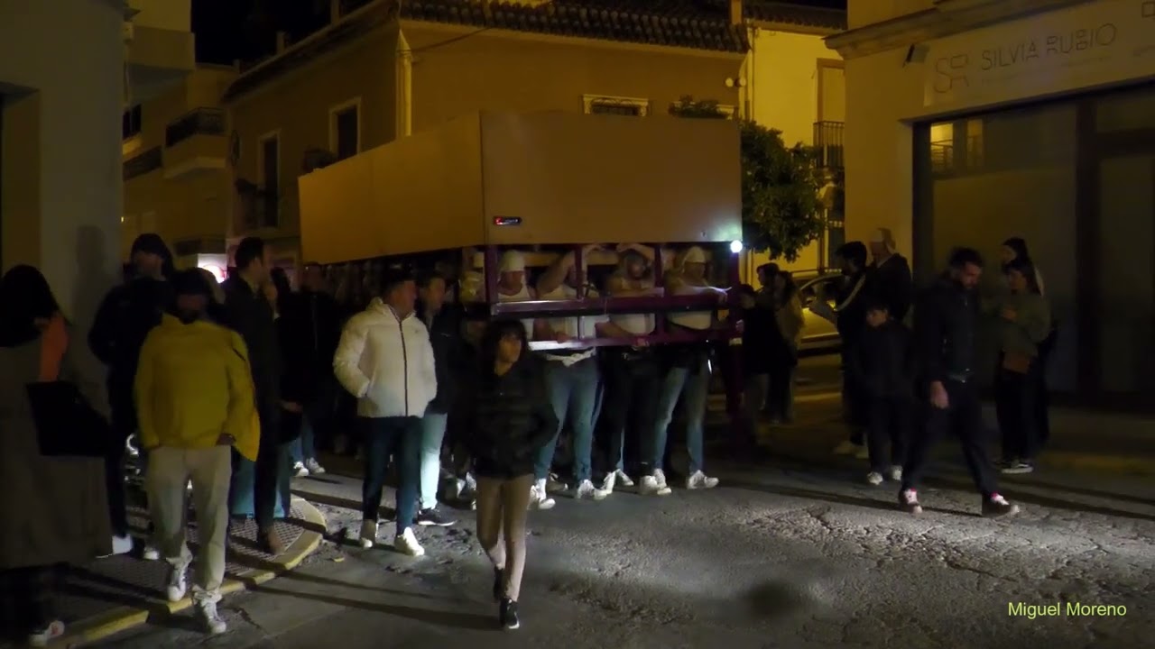 Ensayo de costaleros del Señor de la Bondad. Morón 2024