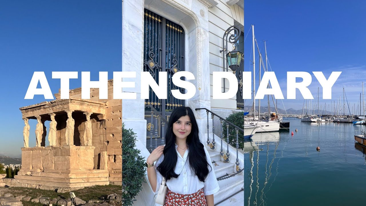Athens vlog: Acropolis, Athens Marathon, Anafiotika, Archaeological Museum, Lycabettus, Piraeus, 4K