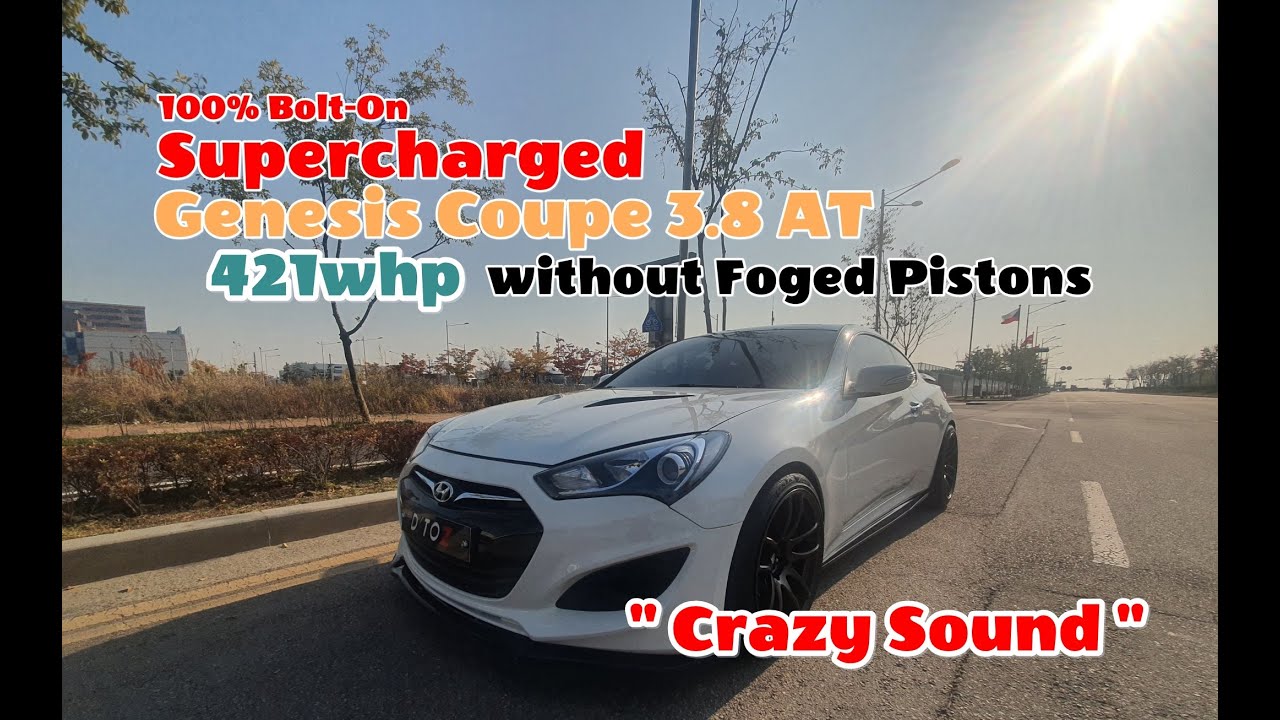 D'TOZ Hyundai Genesis Coupe 3.8 SUPERCHARGER BOV SOUND