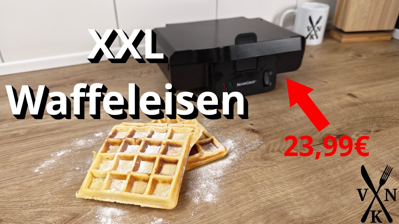 Silvercrest XXL Waffeleisen im Test I leckere Waffeln selber machen?