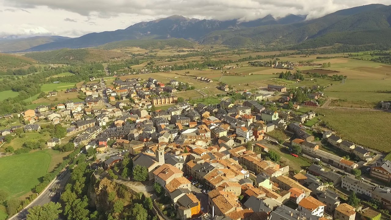 Bellver de Cerdanya i Talló des de l'aire