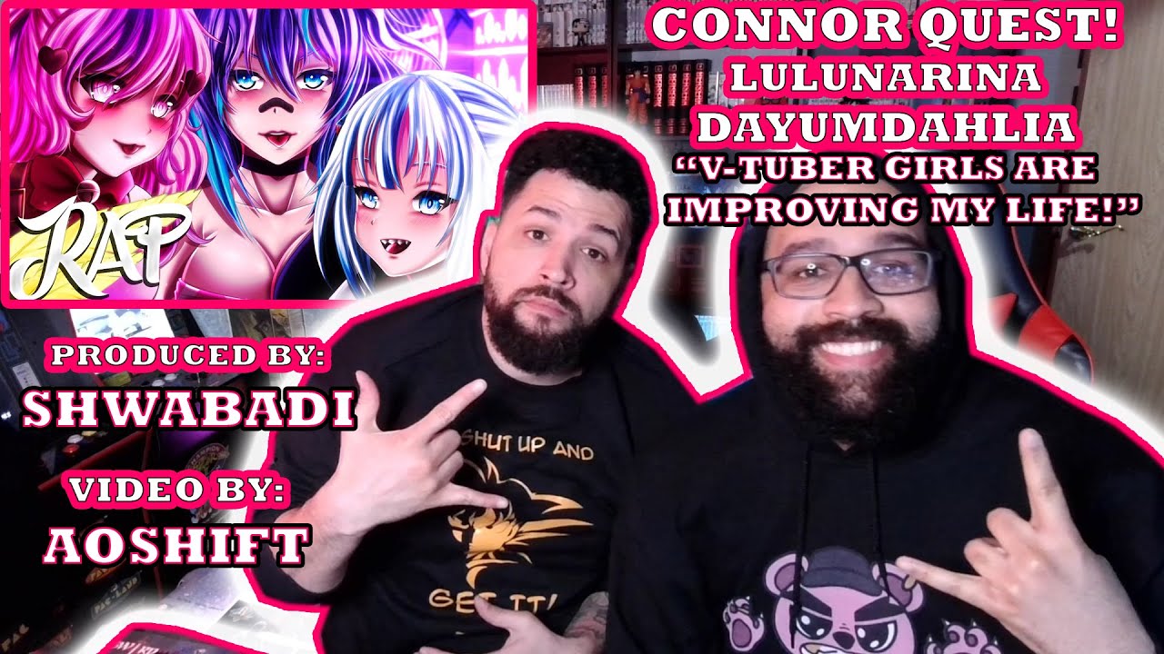 Connor Quest! ft. LulunaRina, DayumDahllia " V-TUBER GIRLS ARE IMPROVING MY LIFE!" Red Moon Reaction