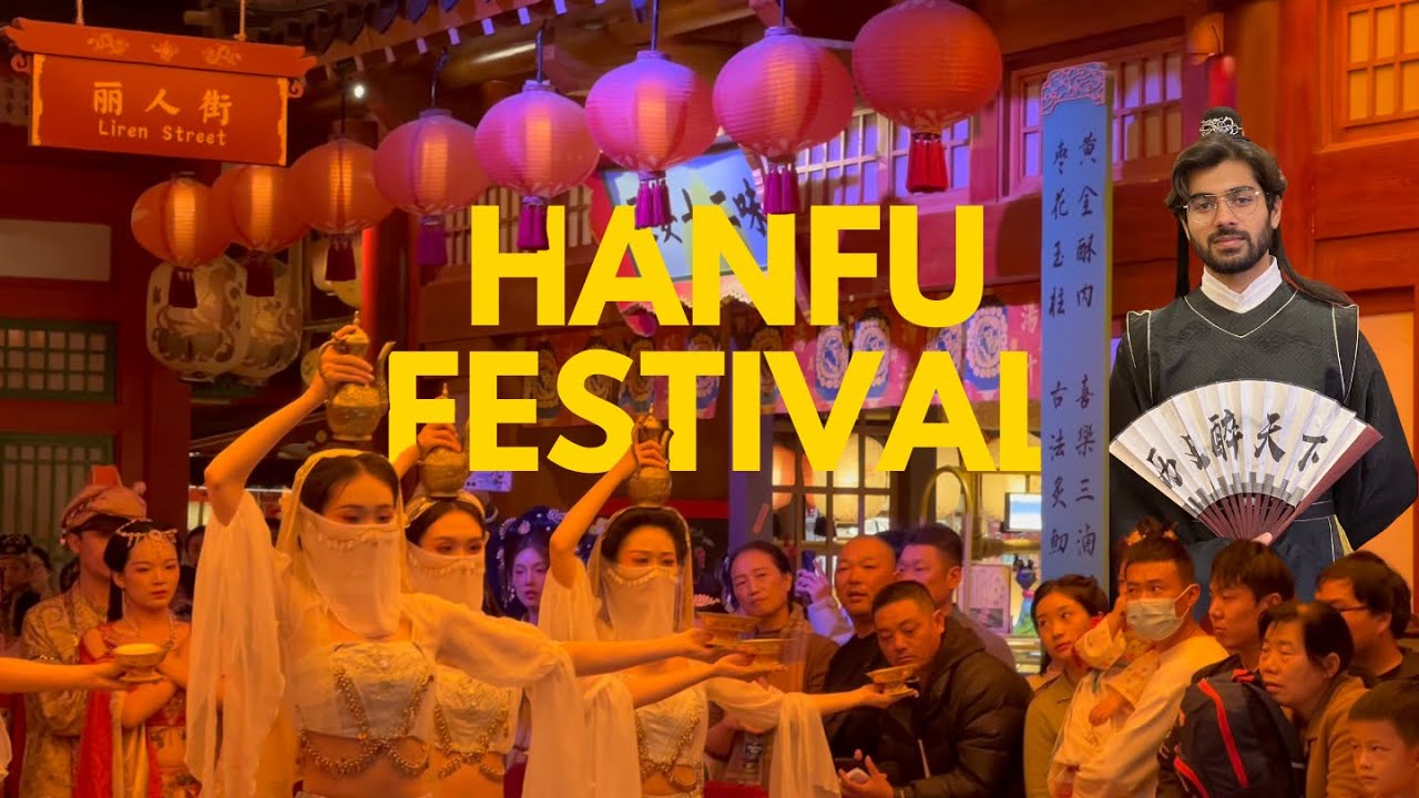 I Dressed up for the Chinese Hanfu Festival in Xian