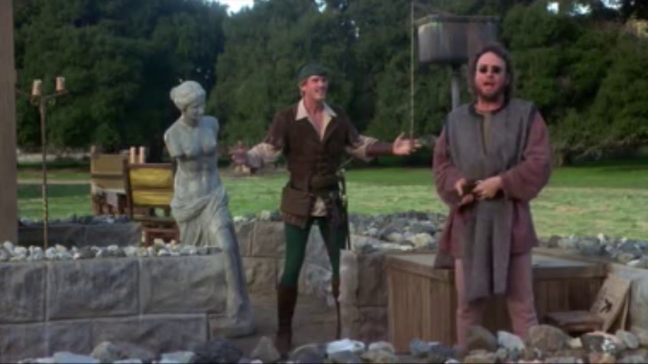 The funny behaviors of a blind servant