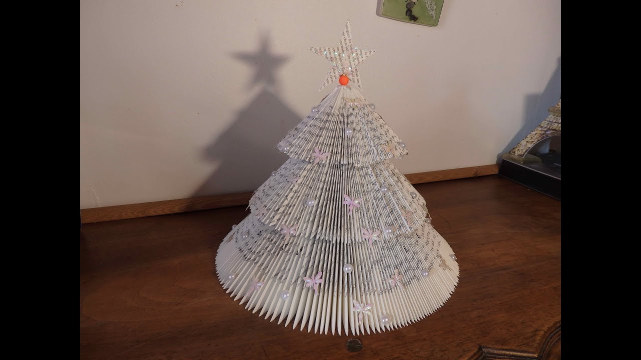 @  Sapin de noël  @  Pliage de livre simple à réaliser