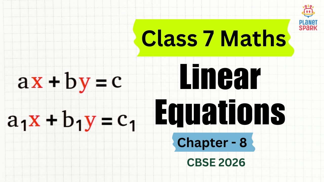 Linear Equations Made Easy | Solve Word Problems Step-by-Step Class 7