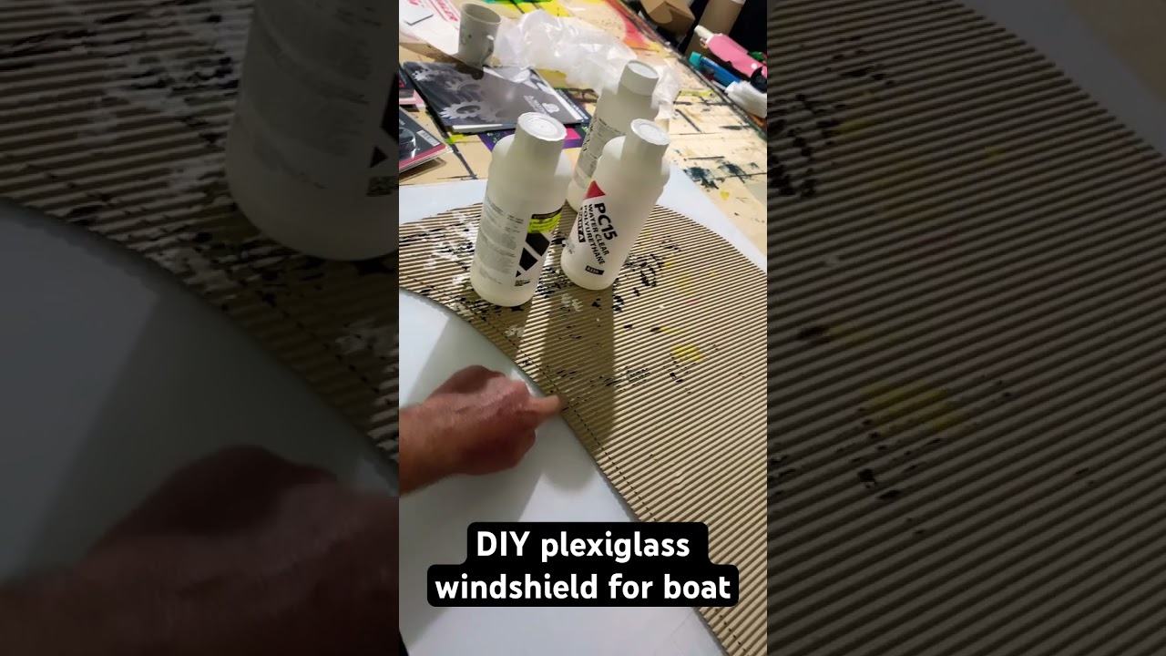 DIY plexiglass windshield for boat how to make 